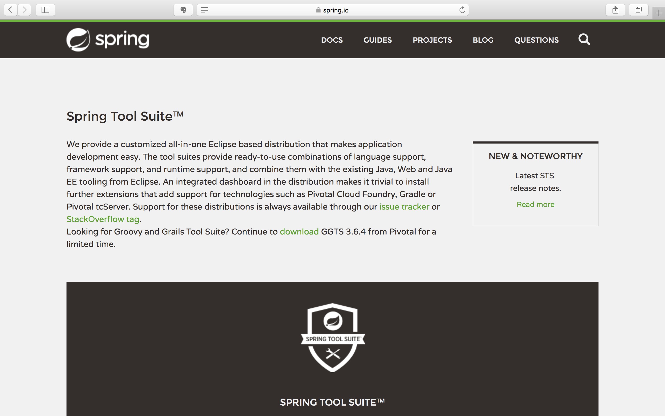 下载 Spring Tool Suite